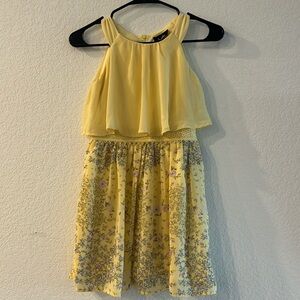 Yellow Girls Dress